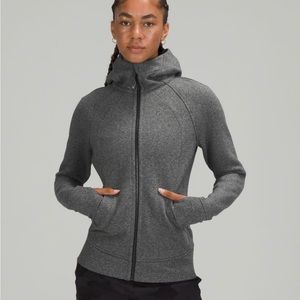 NWOT dark grey Scuba Hoodie